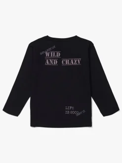 Børn LucaLola Overdele-Luca & Lola Piero Langærmet T-Shirt, Black