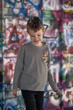 Overdele|LucaLola Luca & Lola Piero Langærmet T-Shirt, Khaki Grøn