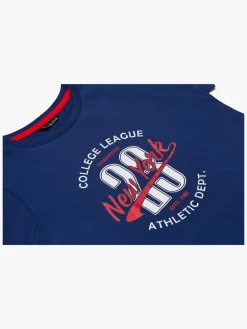 Børn LucaLola Overdele-Luca & Lola Riccione T-Shirt 2-pak, Navy/Grey