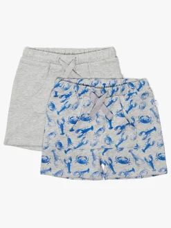 Børn LucaLola Underdele-Luca & Lola Ricolo Shorts 2-Pak, Grey Melange