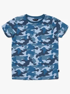 Børn LucaLola Overdele-Luca & Lola San Marino T-Shirt 2-pak, Blue Camouflage/White