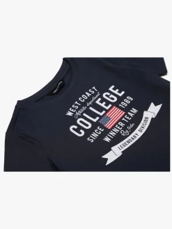 Overdele|LucaLola Luca & Lola Tore T-Shirt 2-pak, Navy/Grey Melange Grå/Blå