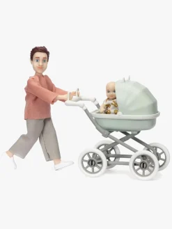 Lundby Dukker & Bamser-Dukke m. Baby & Vogn