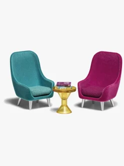 Lundby Dukker & Bamser-Dukkehusmøbler Lænestole