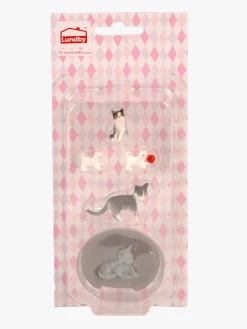 Dukker & Bamser|Lundby Dukkehustilbehør Kattefamilie