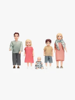 Dukker & Bamser|Lundby Dukkesæt Familien Charlie Flerfarvet