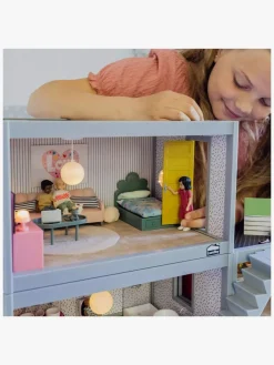 Dukker & Bamser|Lundby Teenage Room Set Dukkehustilbehør, Grøn/Lyserød