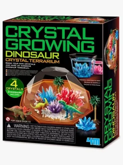 Eksperimenter & Videnskab|4M Eksperiment Krystallerdyrkning Dinosaur Flerfarvet