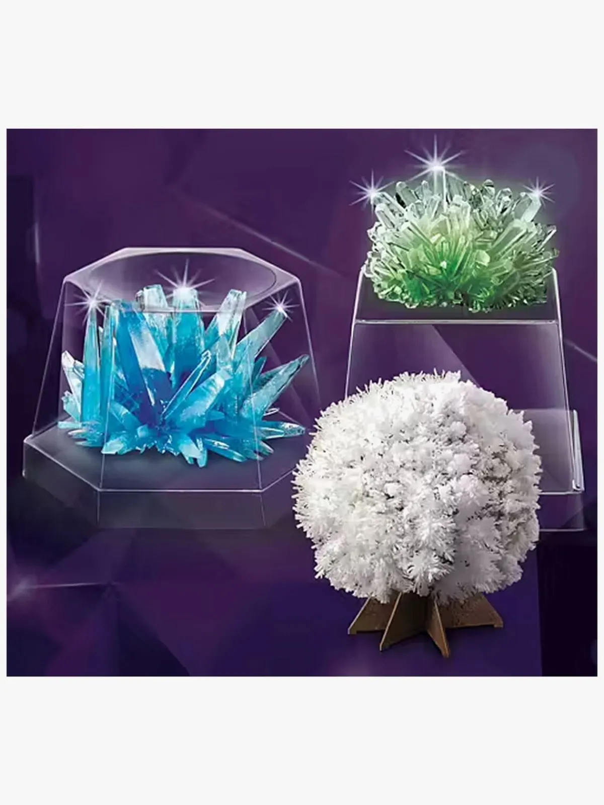 4M Eksperimenter & Videnskab-KidzLabs Eksperiment Krystaldyrkningssæt