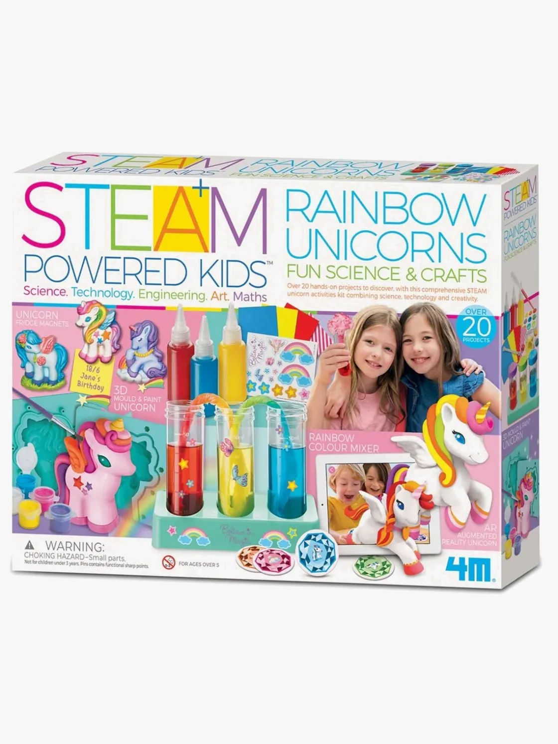 Eksperimenter & Videnskab|4M STEAM Powered Kids Eksperimentsæt Enhjørninger Flerfarvet