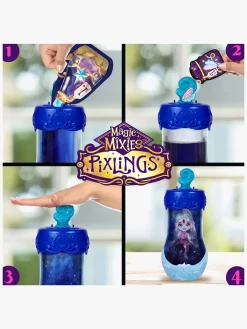 Legetøjsfigurer|MagicMixies Magic Mixies Pixlings Galaxy Hair Legesæt Flyt Blå/Lilla