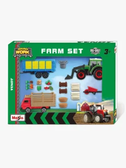 Legetøjsbiler & -Fartøjer|Maisto Mini Working Machines Bondegårdssæt Fendt Flerfarvet