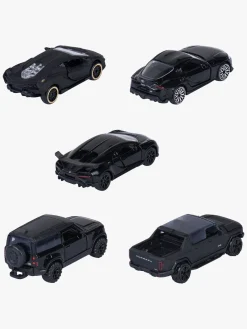 Majorette Legetøjsbiler & -Fartøjer-Biler Gaveæske 5-pak, Sort