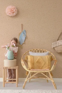 Børn Majvillan Interiør-Tapet Animal Dots, Dusty Peach