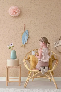 Børn Majvillan Interiør-Tapet Animal Dots, Dusty Peach