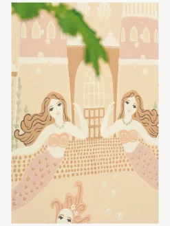 Interiør|Majvillan Tapet Mermaid Reef, Sandy Beige Flerfarvet/Beige