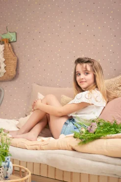 Interiør|Majvillan Tapet Stardust, Cozy Lilac Flerfarvet/Lilla