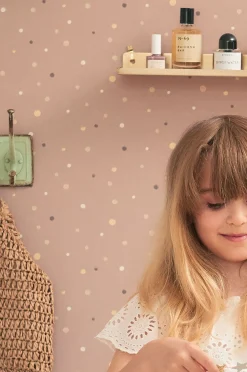 Interiør|Majvillan Tapet Stardust, Cozy Lilac Flerfarvet/Lilla