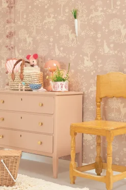 Interiør|Majvillan Tapet Summer Fields, Dreamy Lilac Flerfarvet/Lilla