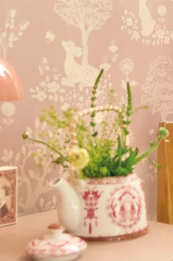 Interiør|Majvillan Tapet Summer Fields, Dreamy Lilac Flerfarvet/Lilla