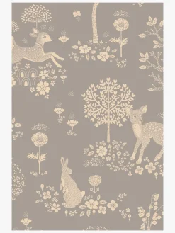 Interiør|Majvillan Tapet Summer Fields, Dusty Blue Flerfarvet/Blå