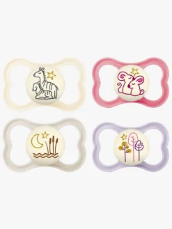 MAM Sutter & Suttesnore-Air Night Sutter 16-36m 4-pak, Pink/Neutral