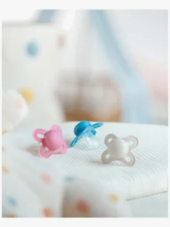 MAM Sutter & Suttesnore-Air Silikone Sutter 16-36m 4-pak, Blå/Neutral