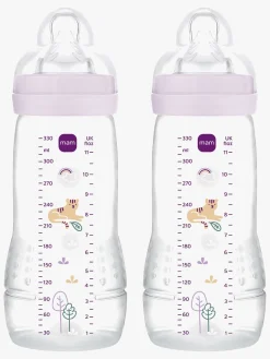MAM Spisetid-Easy Active Sutteflaske 330 ml 2-pak, Pink