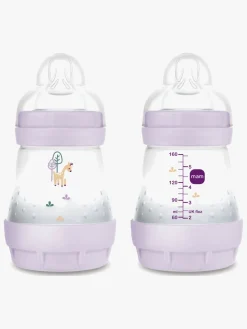 Spisetid|MAM Easy Start Sutteflaske Anti-kolik 160 ml, Lilla Lyserød