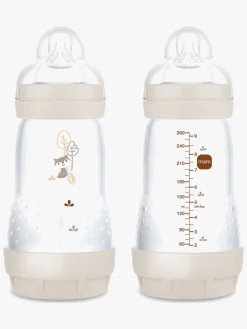 Spisetid|MAM Easy Start Sutteflaske Anti-kolik 260 ml 2-pak, Blå/Neutral