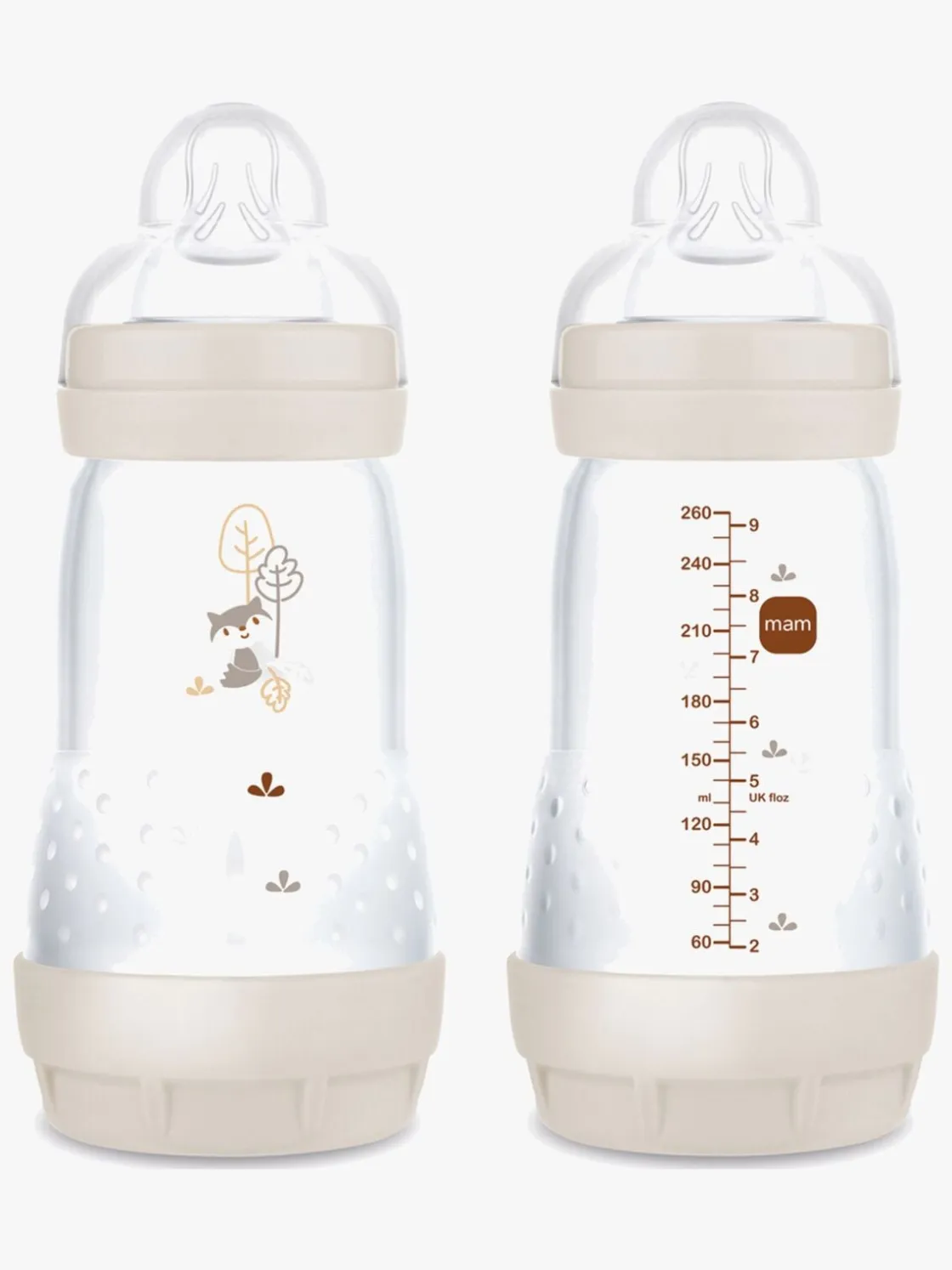 Spisetid|MAM Easy Start Sutteflaske Anti-kolik 260 ml 2-pak, Blå/Neutral