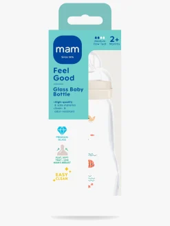 MAM Spisetid-Feel Good Sutteflaske Glas 260 ml, Neutral
