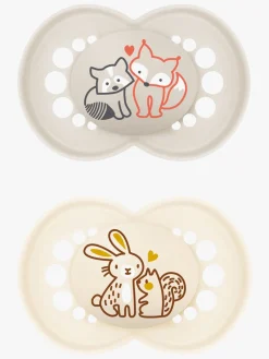 MAM Sutter & Suttesnore-Original Latex Sutter 16-36m 4-pak, Pink/Neutral