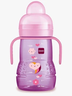 Spisetid|MAM Trainer Sutteflaske 220 ml, Lyserød Lyserød