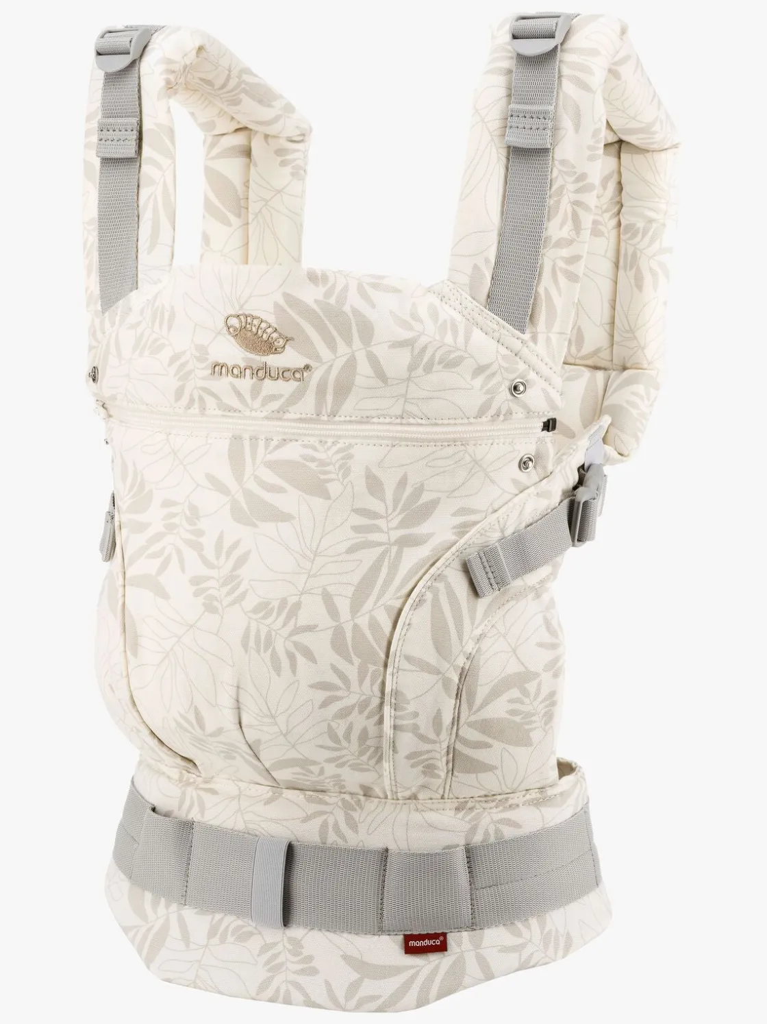 Bæreseler, Strækvikler & Bærestole|Manduca First Limited Edition Bæresele, Botanic Vanilla Beige/Grå