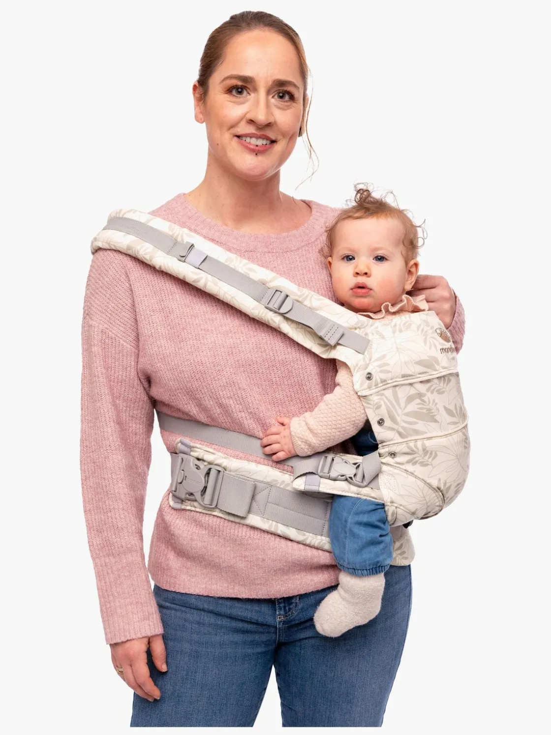 Bæreseler, Strækvikler & Bærestole|Manduca First Limited Edition Bæresele, Botanic Vanilla Beige/Grå