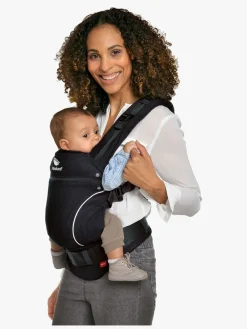 Bæreseler, Strækvikler & Bærestole|Manduca First PureCotton Bæresele, Night Black Sort