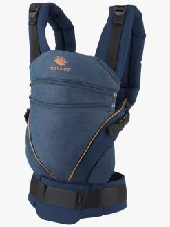 Manduca Bæreseler, Strækvikler & Bærestole-XT Cotton Bæresele, Denimblue-Toffee