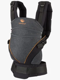 Bæreseler, Strækvikler & Bærestole|Manduca XT Cotton Bæresele, Denimblack-Toffee Sort