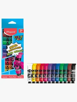 Kreativt Legetøj|Maped Gouachefarver 12 ml 10-pak