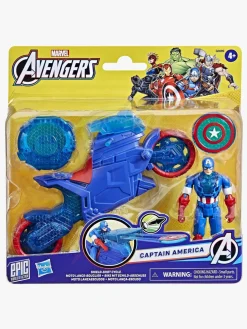 Legetøjsfigurer|MarvelAvengers Marvel Avengers Captain America Actionfigur Shield-Shot Cycle