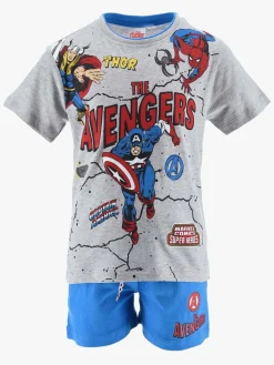 Børn MarvelAvengers Nattøj-Marvel Avengers Classic Pyjamas, Light Grey