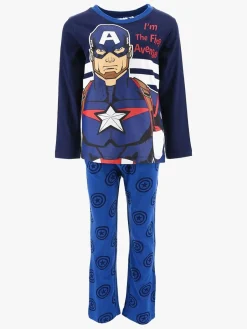 Nattøj|MarvelAvengers Marvel Avengers Classic Pyjamas, Navy Blå
