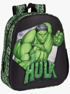 Børn MarvelAvengers Tasker-Marvel Avengers Den Fantastiske Hulk 3D Rygsæk 8.5L, Blå/Grøn