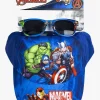 Børn MarvelAvengers Tilbehør-Marvel Avengers Kasket & Solbriller, Blå