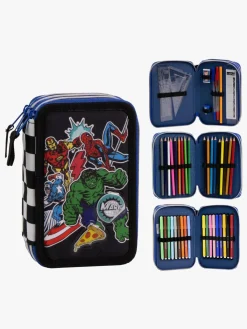 Kreativt Legetøj|MarvelAvengers Marvel Avengers Penalhus med 3 Rum, Checkered