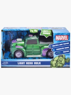 Legetøjsbiler & -Fartøjer|JadaToys Marvel Hulk Black Panther Light-Up Bil 1:32