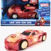 Legetøjsbiler & -Fartøjer|JadaToys Marvel Iron Man Black Panther Light-Up Bil 1:32