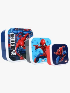 Spisetid|Spiderman Marvel Spider-Man 3 in 1 Madkasse Let's Eat!, Navy