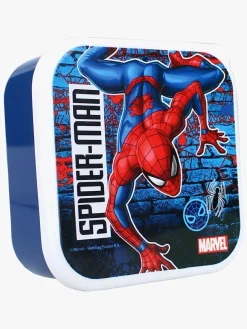 Spisetid|Spiderman Marvel Spider-Man 3 in 1 Madkasse Let's Eat!, Navy